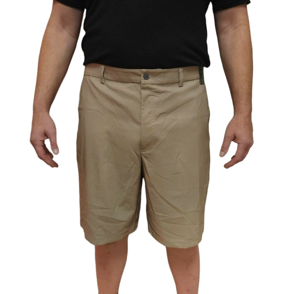 PEBBLE BEACH men's dry luxe performance golf shorts in plaza taupe Size 42 NEW